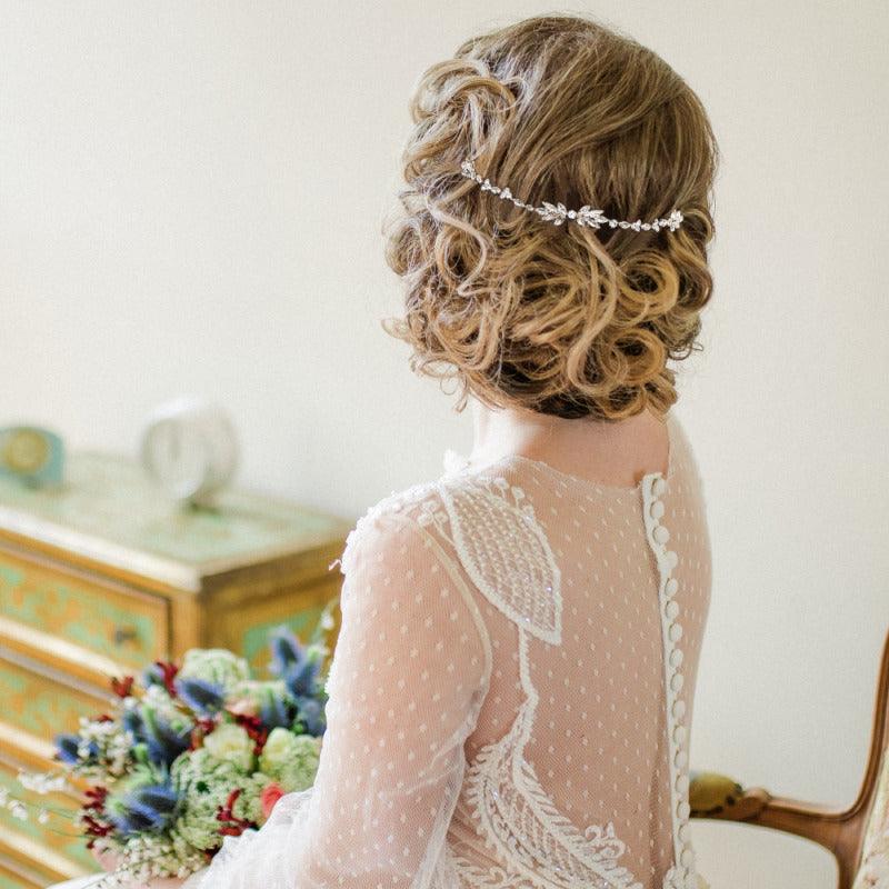 Hair ornament, ATHENA BRIDAL JEWELERY|Dainty Crystal Vine