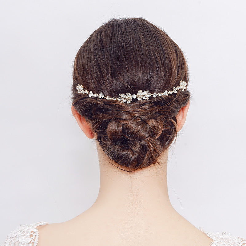 Hiuskoru, ATHENA BRIDAL JEWELLERY|Dainty Crystal Vine in Rosegold