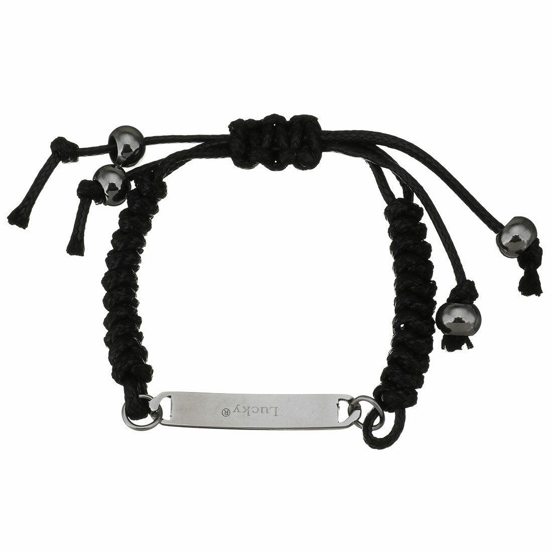 Surgical steel bracelet, Relaxed Black Bracelet