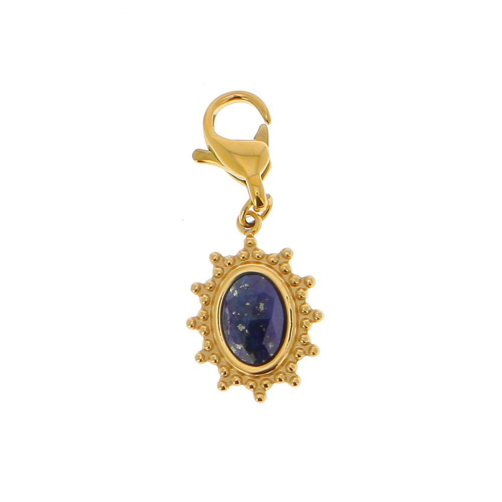 Mascot/pendant, BOHM PARIS|Lockie Charm Milan lapis lazuli