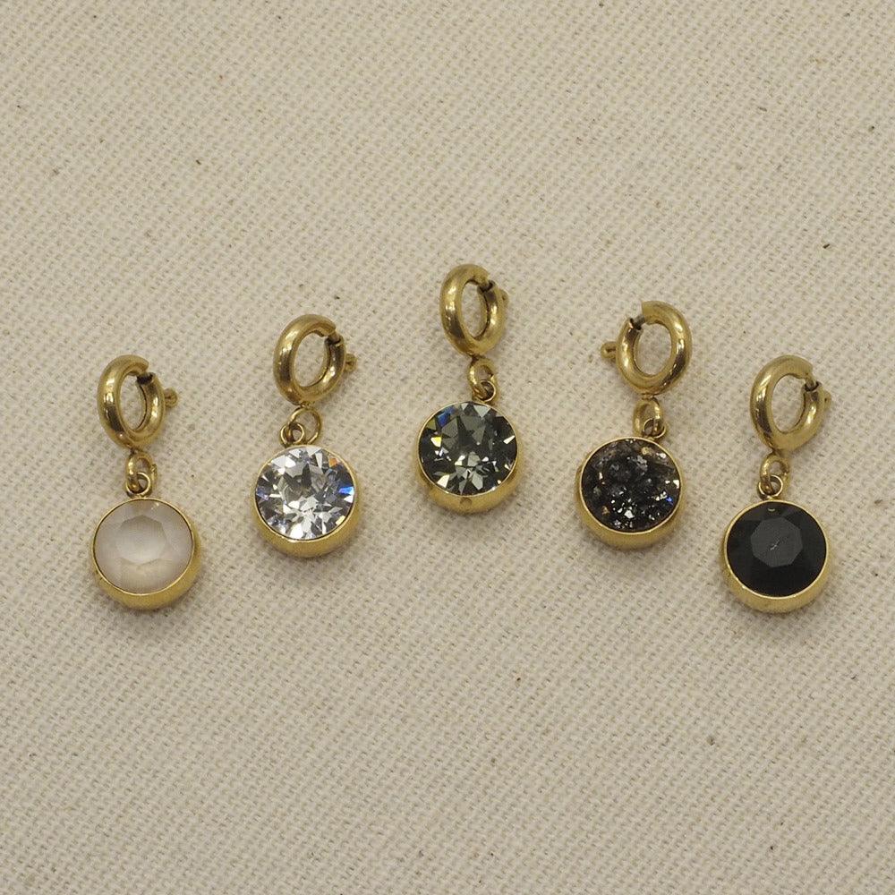 Mascot/pendant, BOHM PARIS|Lockie Charm Cassy nuances neutres