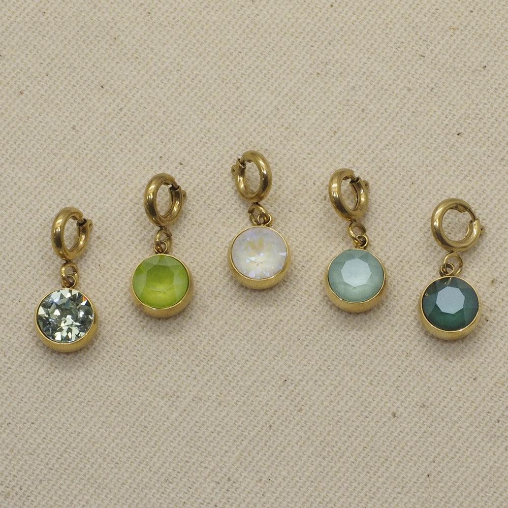 Maskotti/riipus, BOHM PARIS|Lockie Charm Cassy nuances vertes