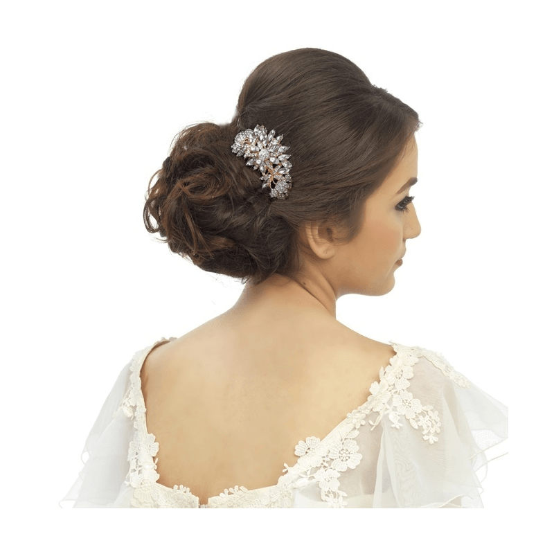 Hiuskoru, ATHENA BRIDAL JEWELLERY|Extravagance Hair Comb in Rosegold