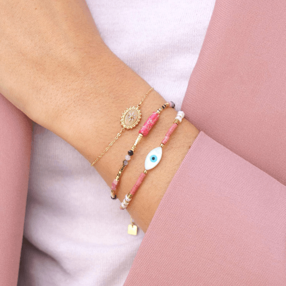 Rannekoru, BOHM PARIS|Bracelet Elody -agate noire