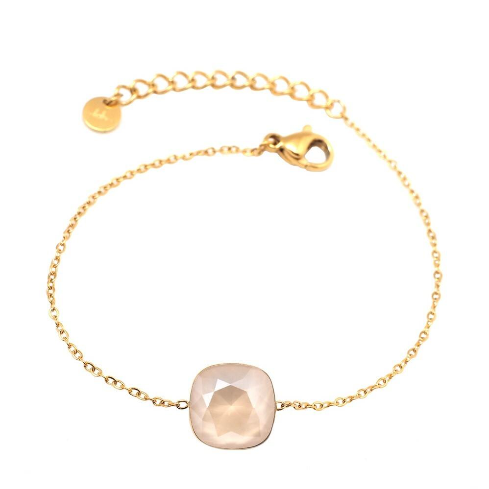 Bracelet, BOHM PARIS|Bracelet Bea -beige/gold