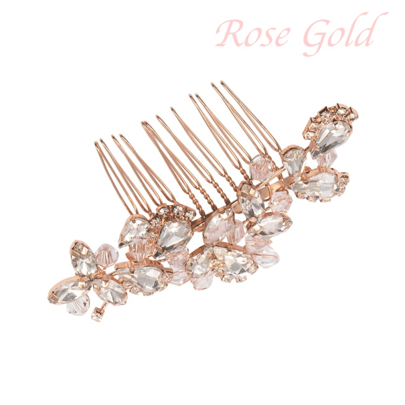 Hair accessory, ATHENA BRIDAL | Eternally Chic Comb -rose gold hair comb
