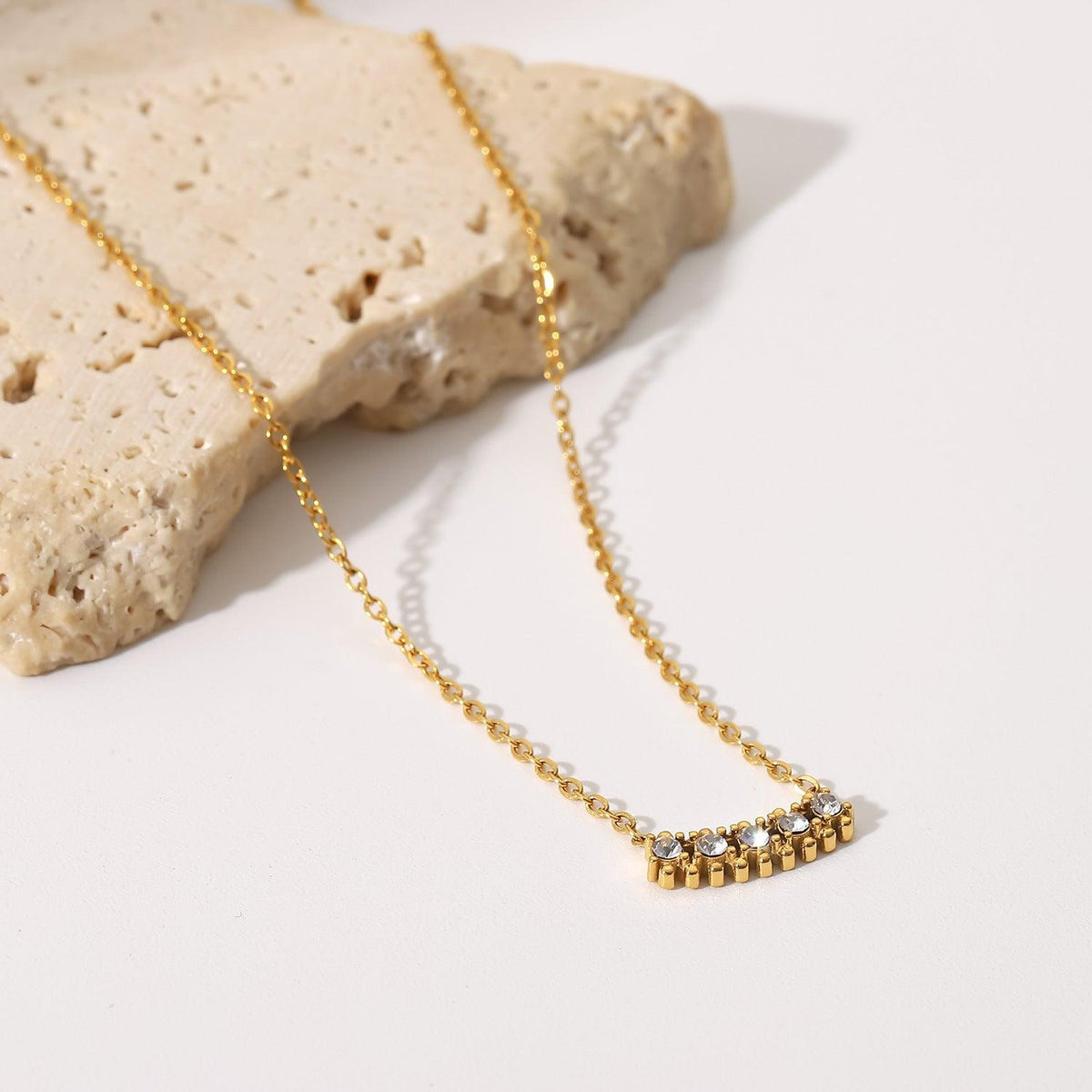 FRENCH RIVIERA|Hope - graceful necklace made of surgical steel