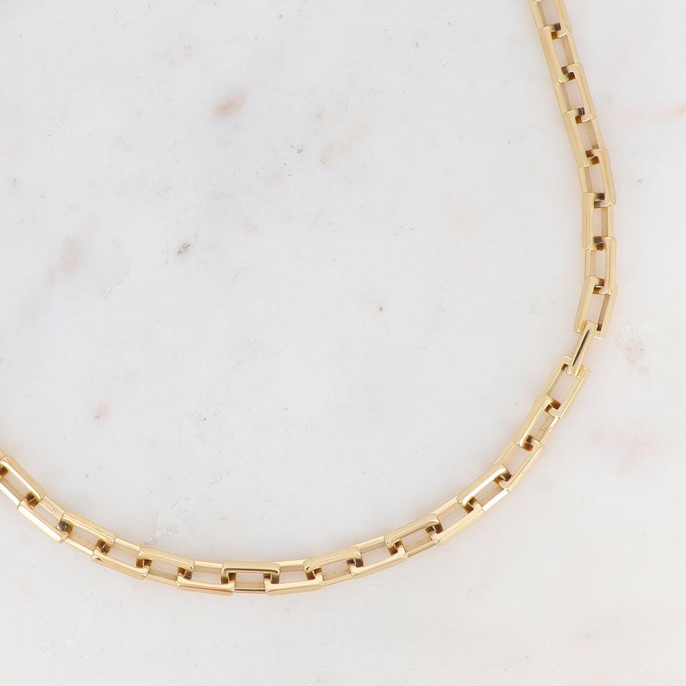 BOHM PARIS Stockholm|Collier Damien -kirurginteräsketju (kulta)