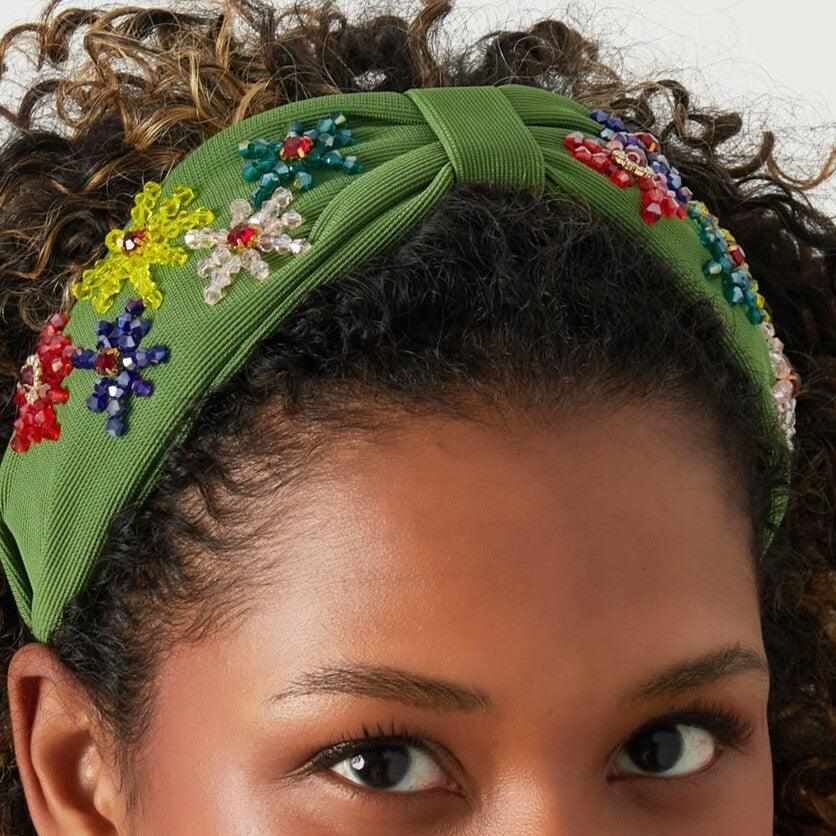 SUGAR SUGAR®, Springtime Hairband - green headband with decorations
