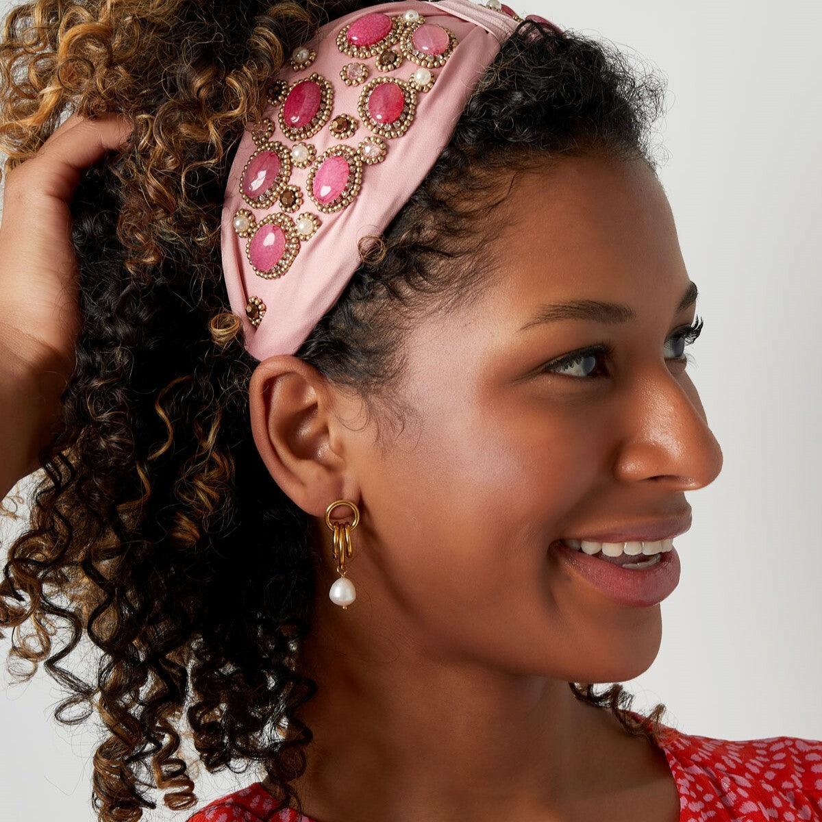 SUGAR SUGAR®, Roses & Kisses Hairband -pink headband with decorations