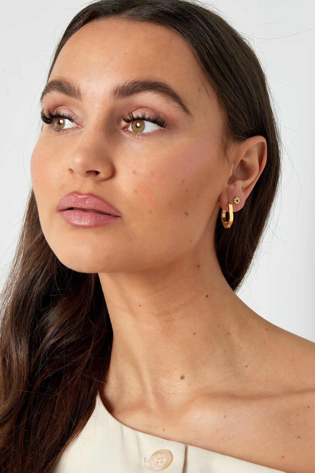 FRENCH RIVIERA | Lizzie -modern surgical steel rings (gold)
