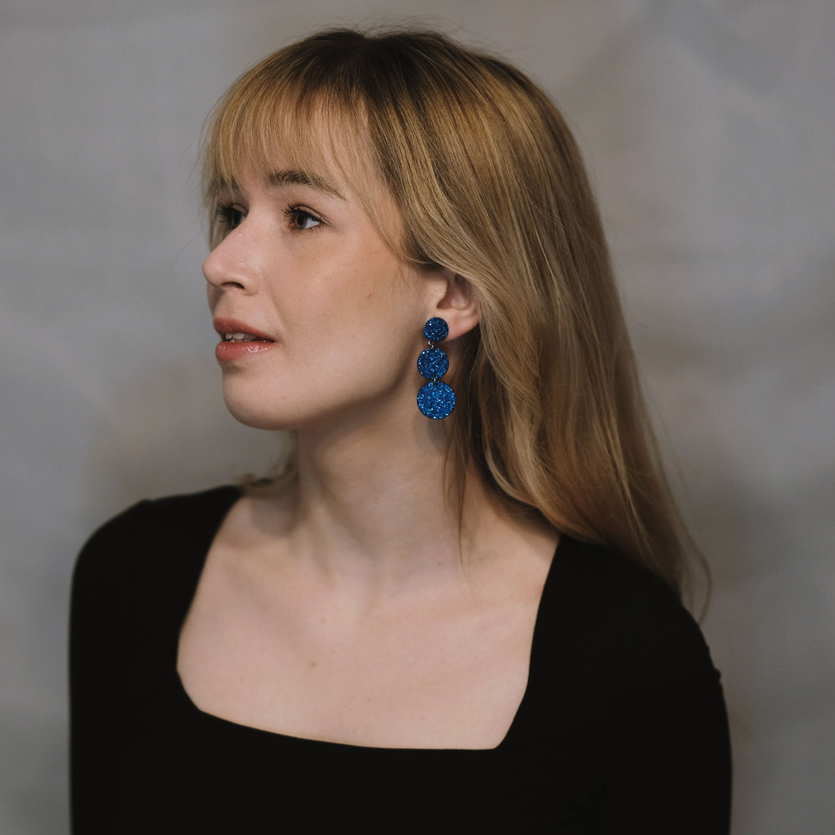 LEMPI®-korvakorut, Ilona (sininen kimalle)