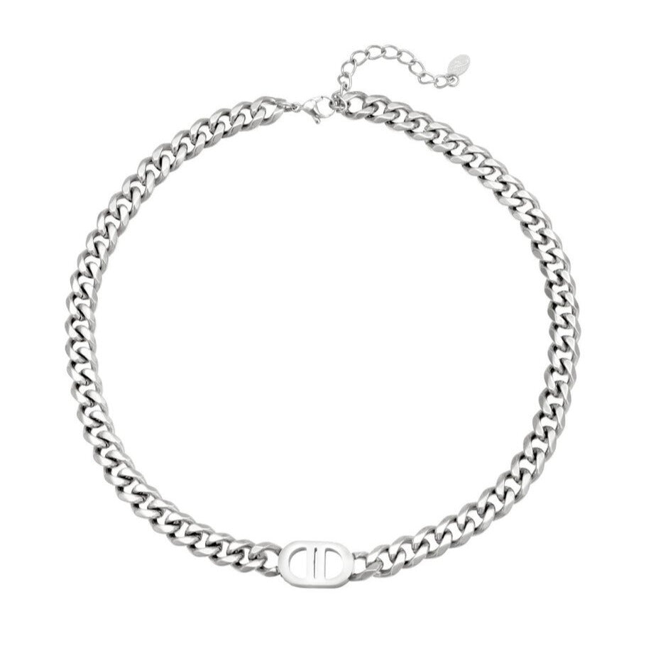 FRENCH RIVIERA | Belle Amélie Armor Chain Necklace (Silver)