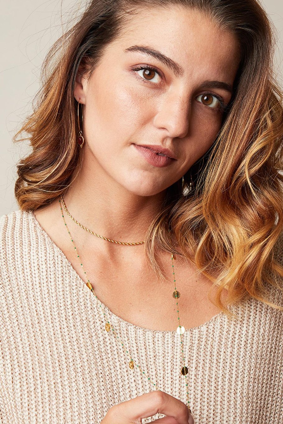 French Riviera | Élise Twist – twisted surgical steel necklace (gold)