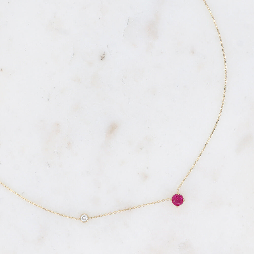 BOHM PARIS | Collier Aria - siro kaulakoru (punainen)