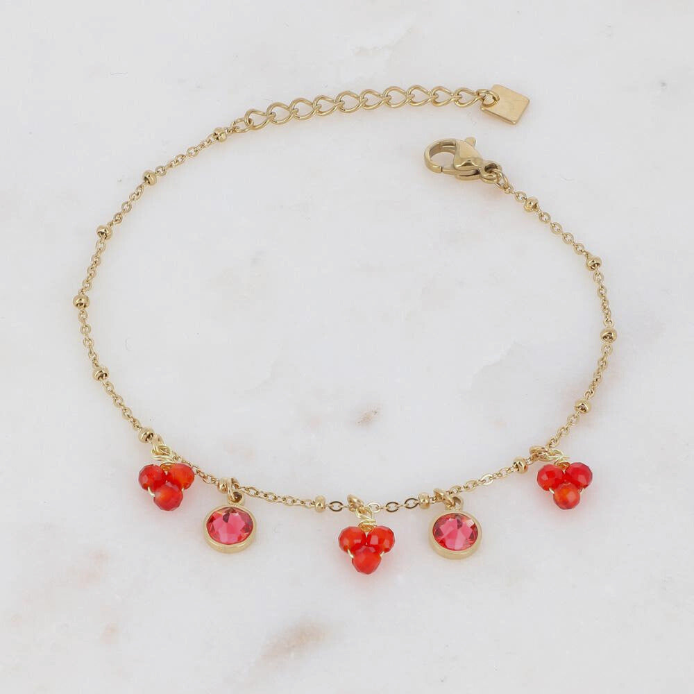 BOHM PARIS | Bracelet Jolie Baie – reddish carnelian bracelet