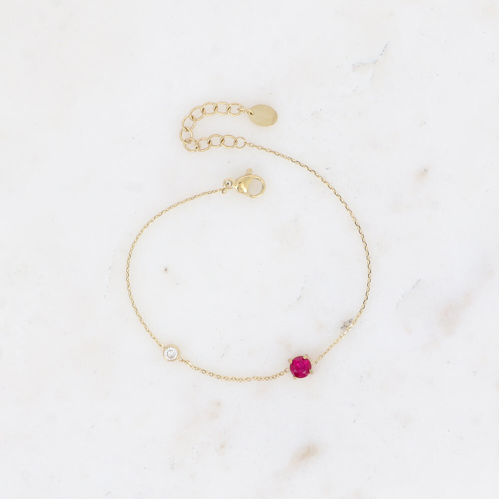 BOHM PARIS | Bracelet Aria - siro rannekoru (punainen)