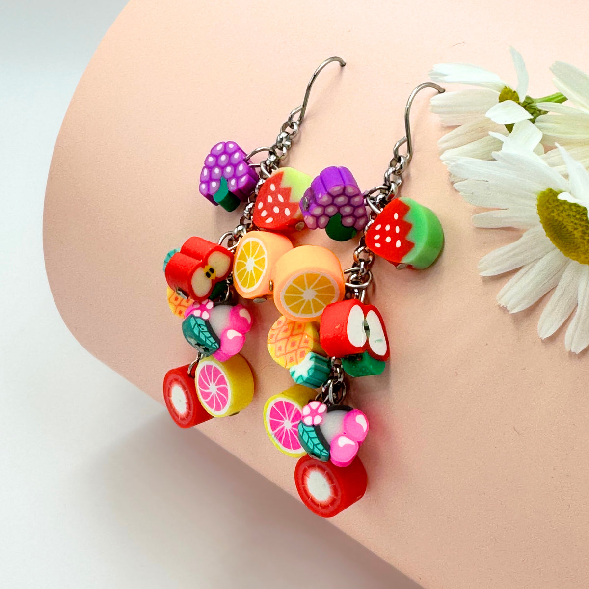 Earrings, Fruit Fiesta – colorful fruit earrings