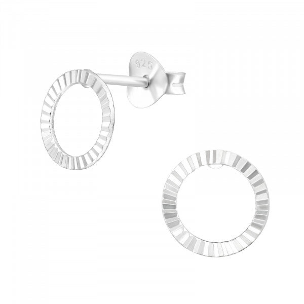 Silver buttons, Sola – minimalist round silver buttons