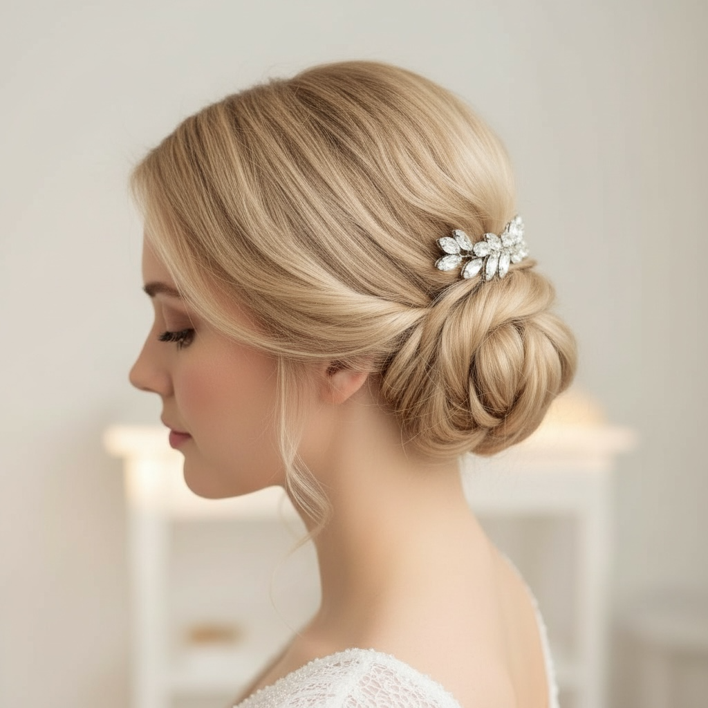 ROMANCE | Natalie silver-tone hair accessory