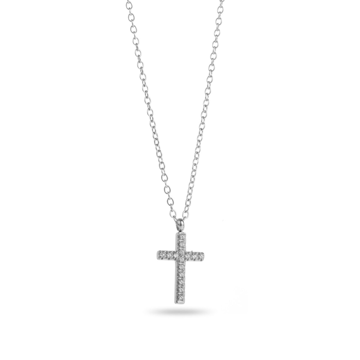 FRENCH RIVIERA | Pure Grace cross necklace (silver)