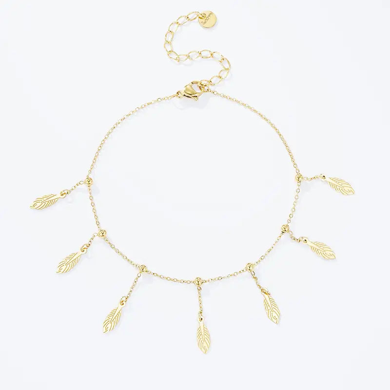 FRENCH RIVIERA | Sea Poem – anklet with shell and pearls
