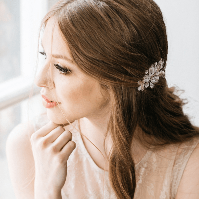ATHENA BRIDAL | Marion -kristallihiuskoriste (kulta)