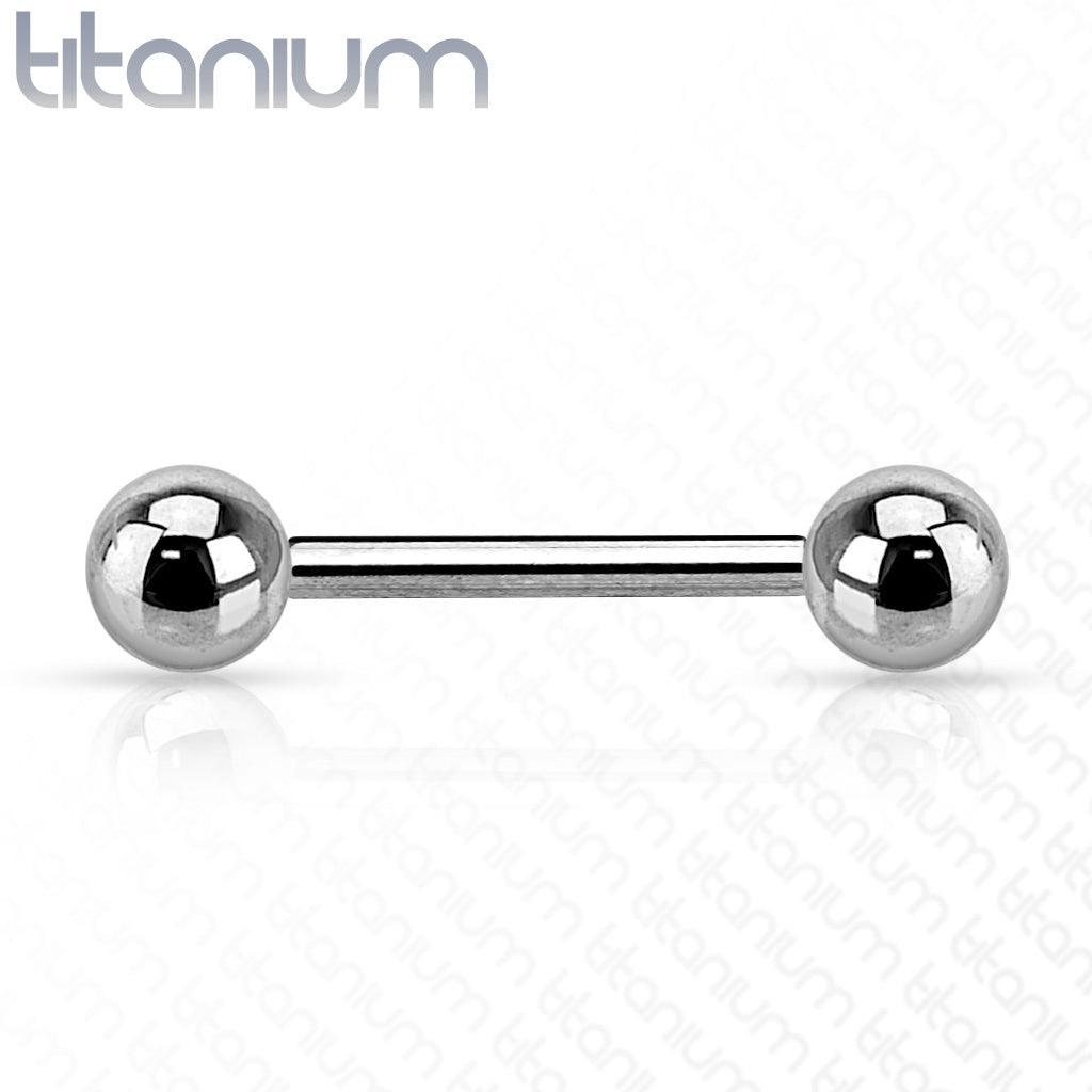 Barbell/kielikoru, Implant Grade Titanium Barbells with 5mm Balls
