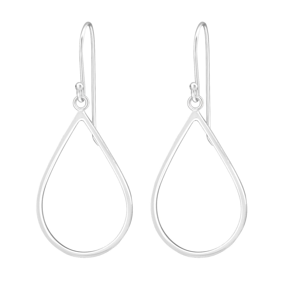 Silver earrings, MINIMALISM/Teardrop (small)
