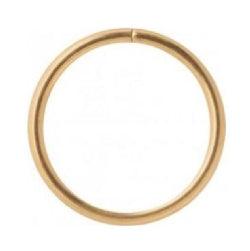Lävistysrengas 1mm, Essential Flex – bendable-rengas kirurginteräksestä (kulta)