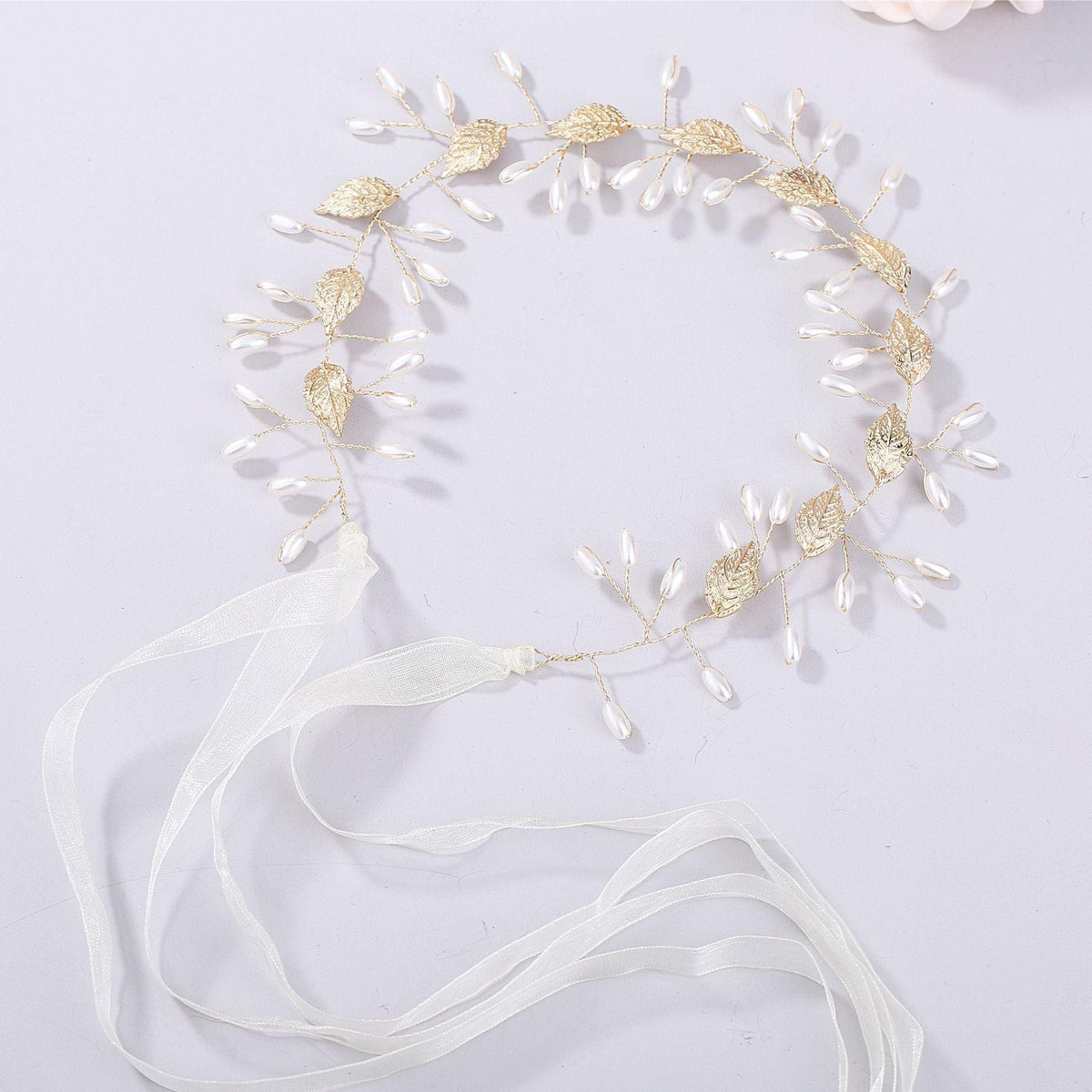 Hiuskoru, köynnös/ROMANCE, Gold Leafs Headpiece
