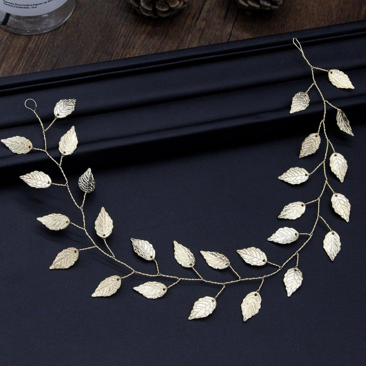 Hair ornament, headband/ROMANCE, Minimalistic Gold Twine