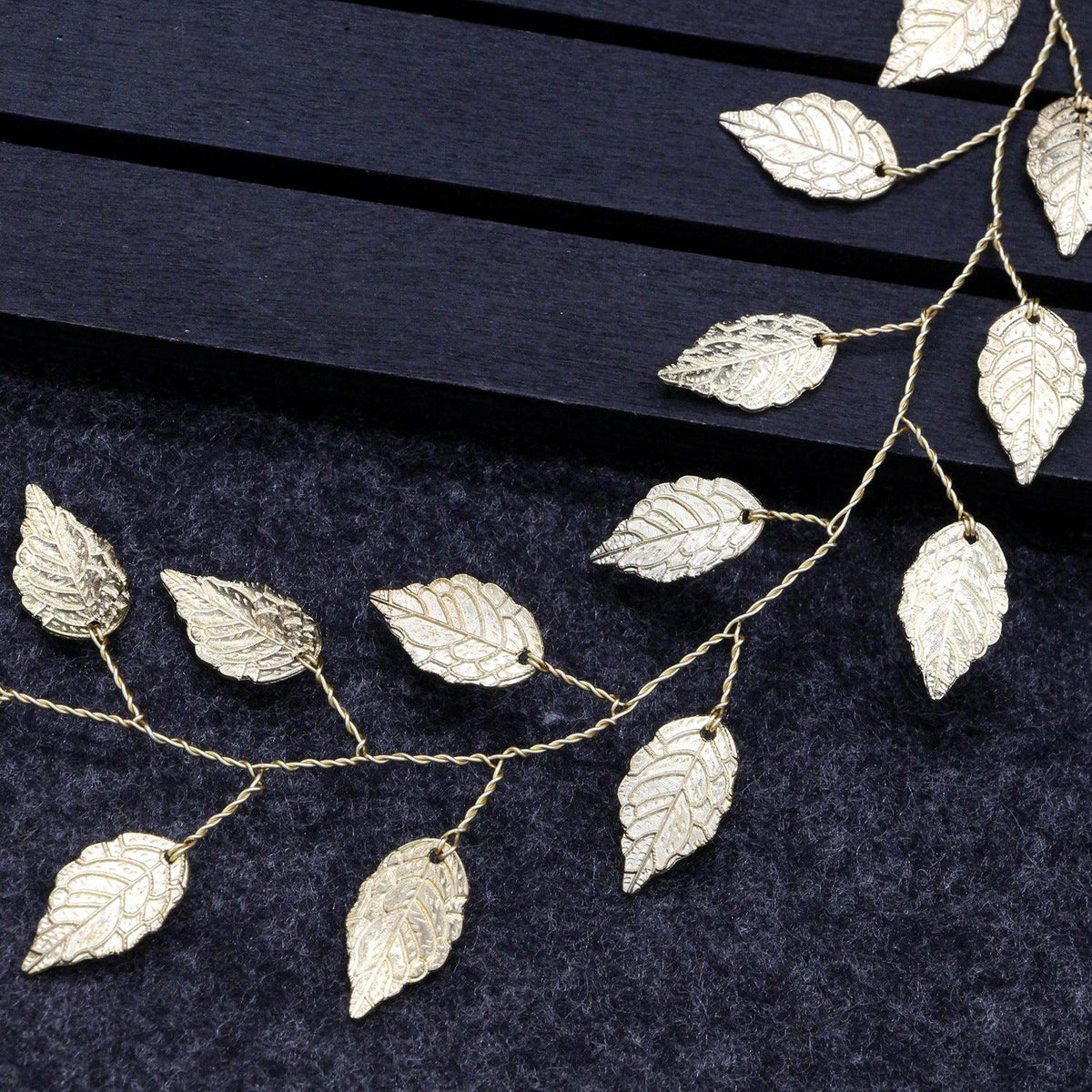 Hair ornament, headband/ROMANCE, Minimalistic Gold Twine