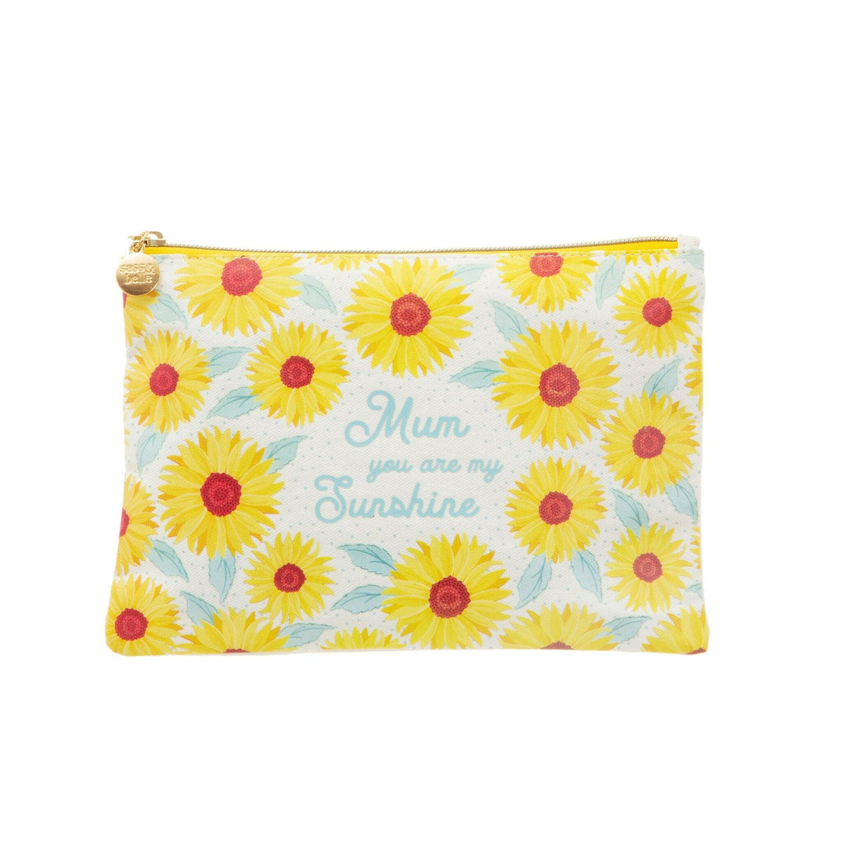 Makeup bag, Sass &amp; Belle|Sunflower Mum Cotton Pouch