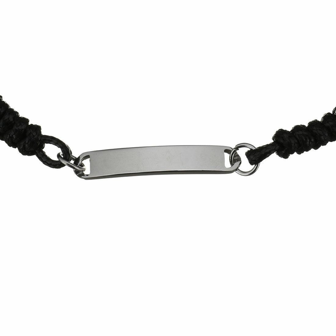 Surgical steel bracelet, Relaxed Black Bracelet