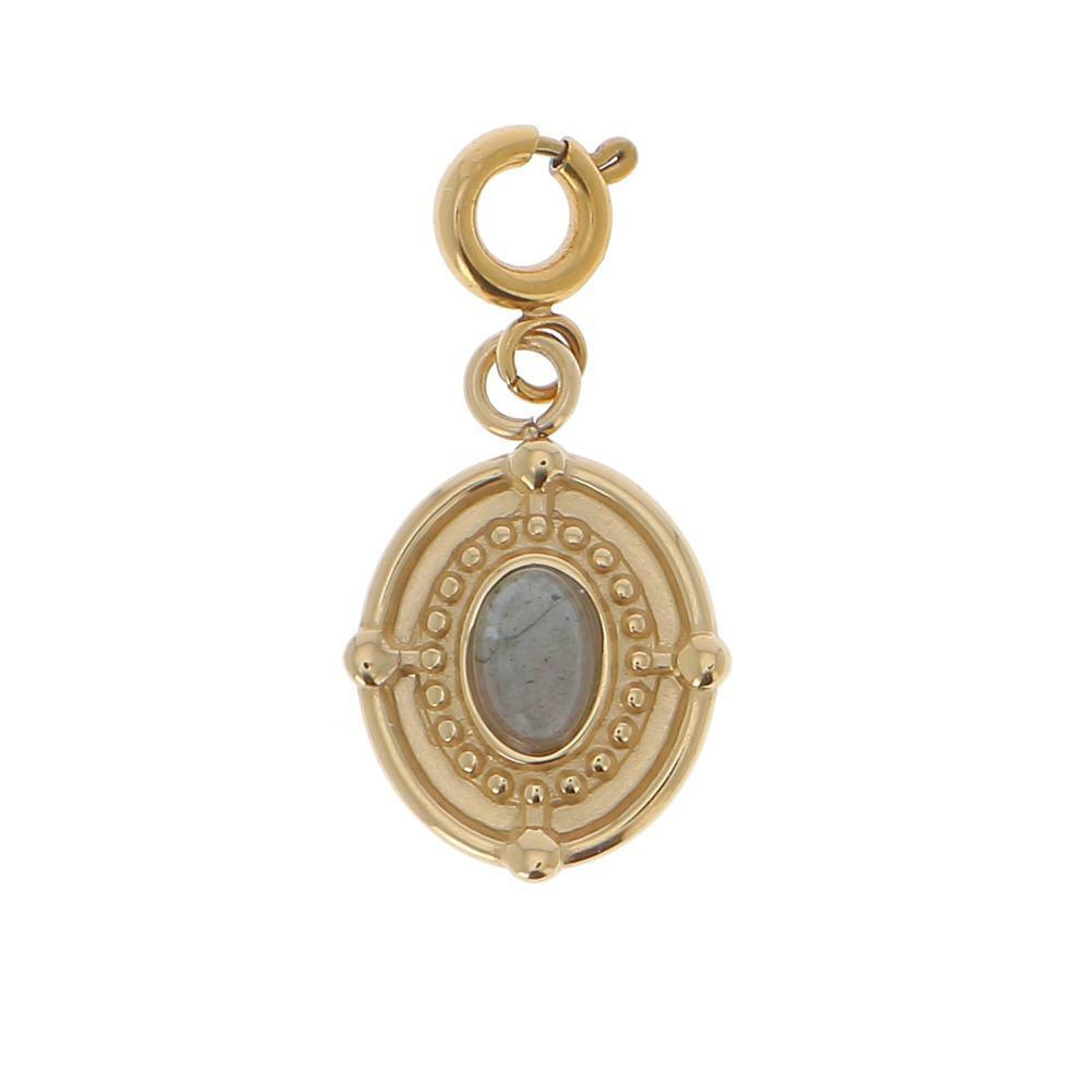 Maskotti/riipus, BOHM PARIS|Lockie Charm Khonsou labradorite