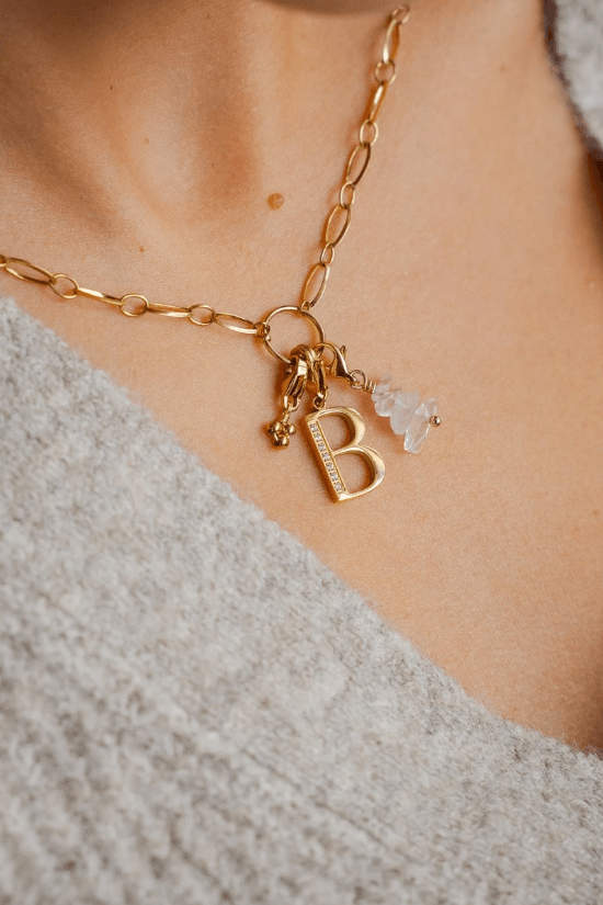 Mascot/pendant, BOHM PARIS|Lockie Charm Ariel pearl nacre
