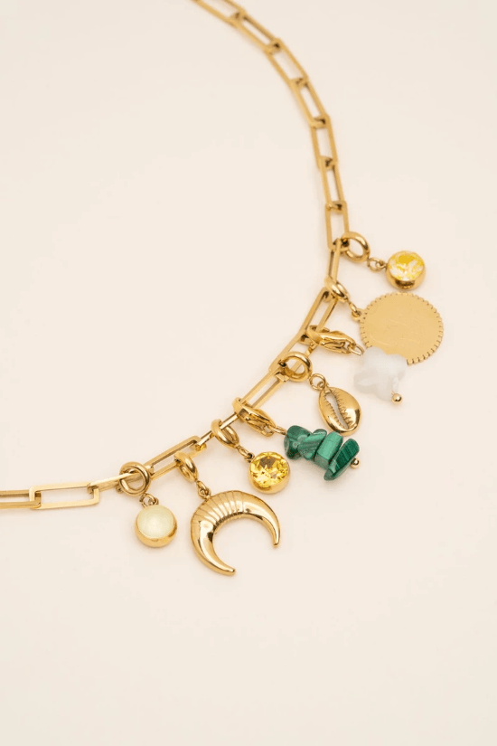 Mascot/pendant, BOHM PARIS|Lockie Charm Cassy nuances beige