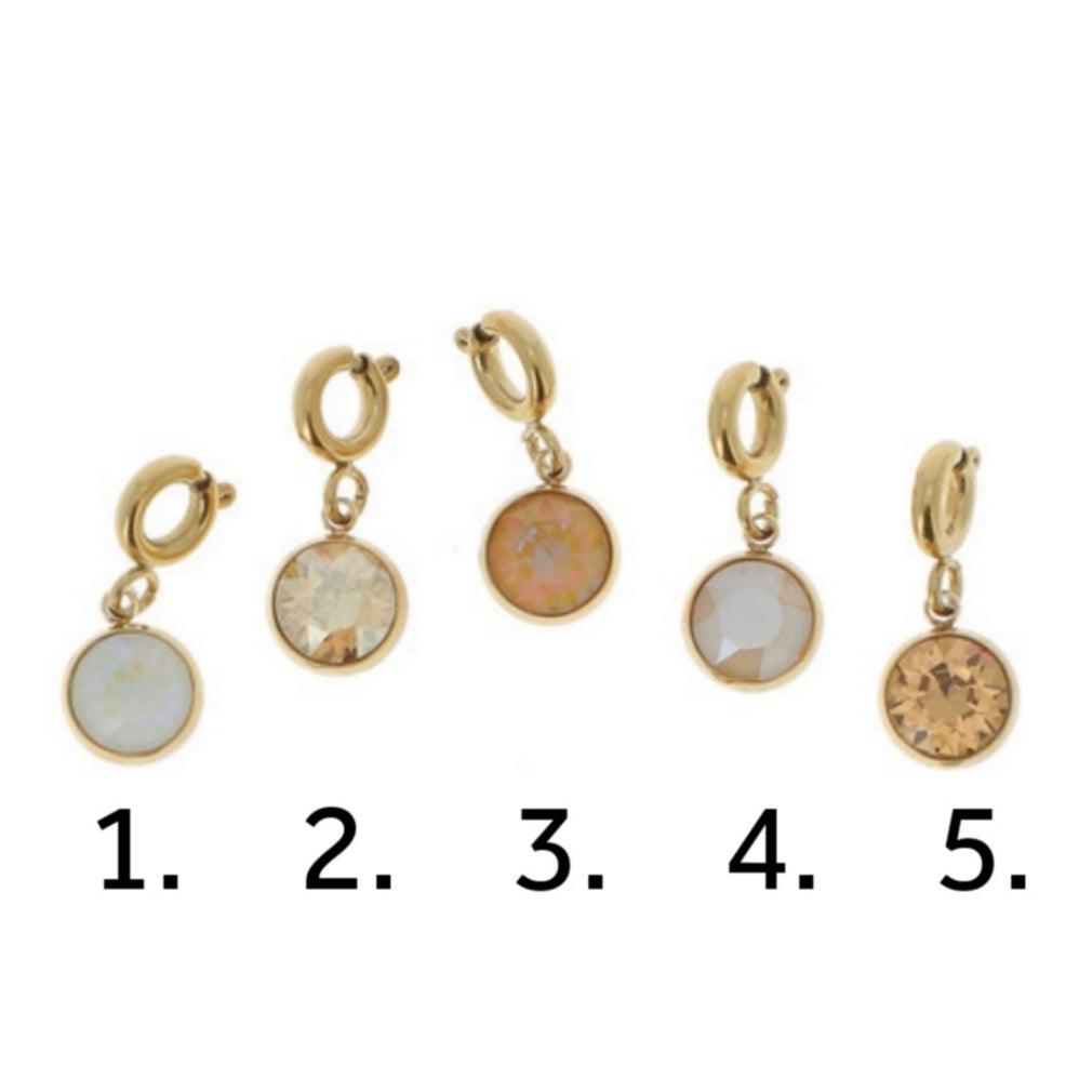 Mascot/pendant, BOHM PARIS|Lockie Charm Cassy nuances beige