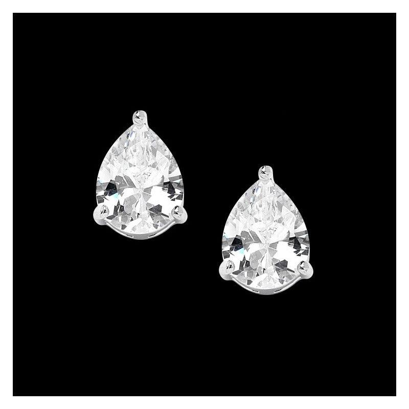 Crystal earrings, ATHENA BRIDAL|Classic Teardrop Earrings