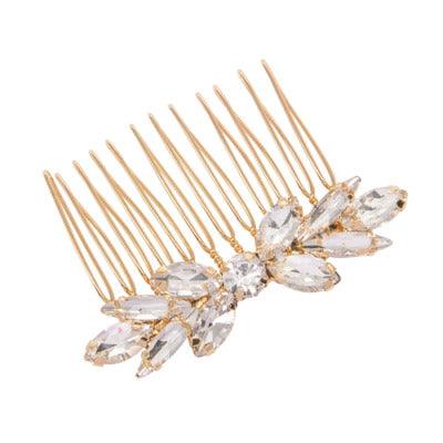 Hair ornament, ATHENA BRIDAL | Beautiful Crystal Haircomb in Gold