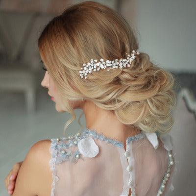 ATHENA BRIDAL | Liliane -helmikoristeinen hiuskoriste (kulta)