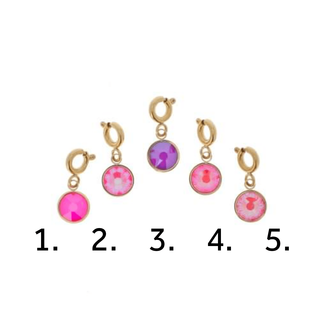 Maskotti/riipus, BOHM PARIS|Lockie Charm Casper nuances rose