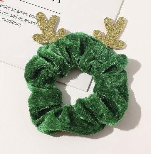 Donitsi/Scrunchie|SUGAR SUGAR, Christmas Reindeer in Green