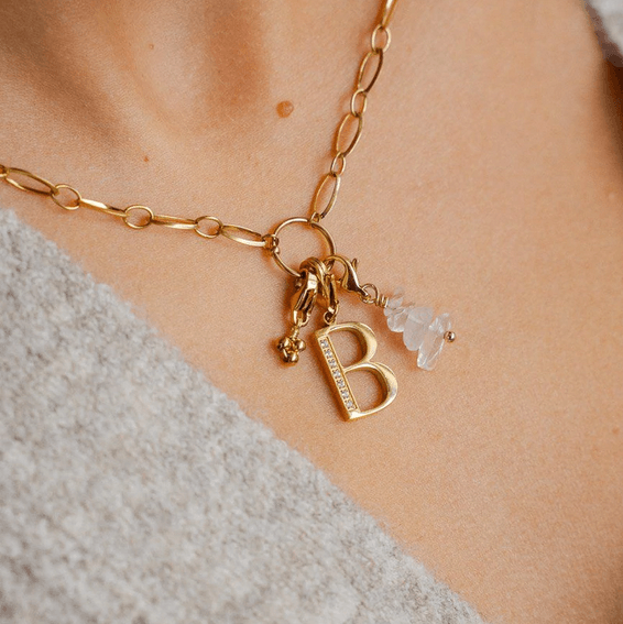 Mascot/pendant, BOHM PARIS|Lockie Charm Ronan -malachite