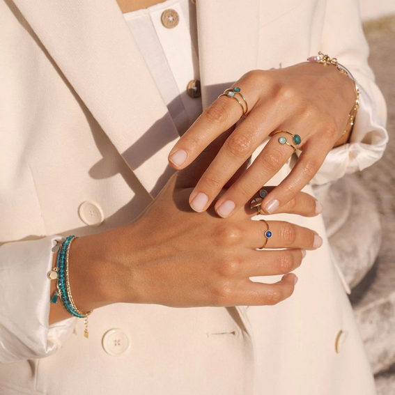 Ring, BOHM PARIS|Bague Ally -electric pink