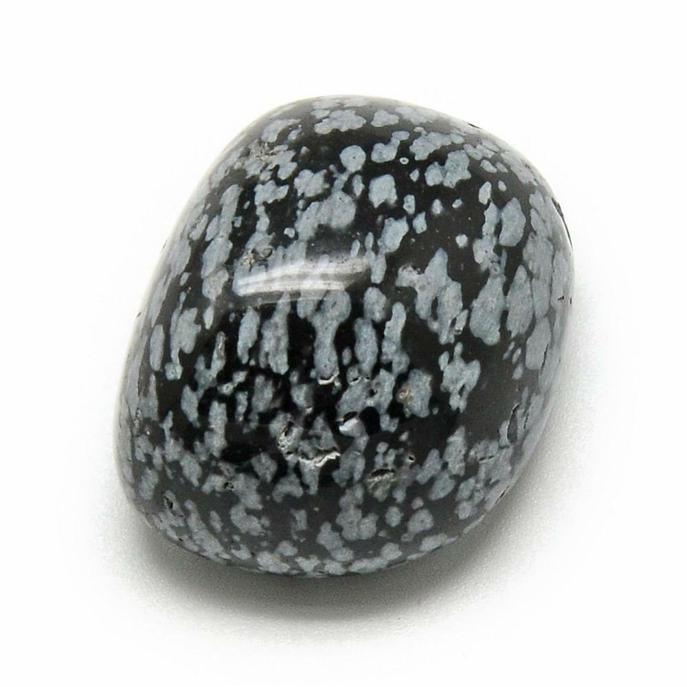 Natural stone, HEALING CRYSTALS|Snow crystal obsidian loose stone
