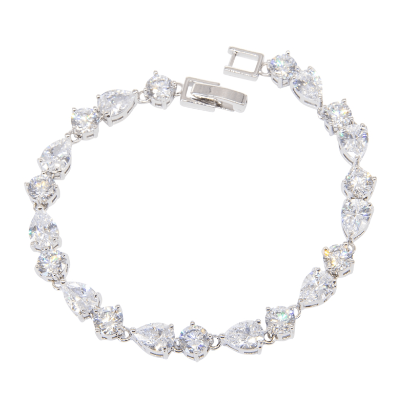 Rannekoru, ATHENA BRIDAL | Classic Bracelet -kristallipisararannekoru