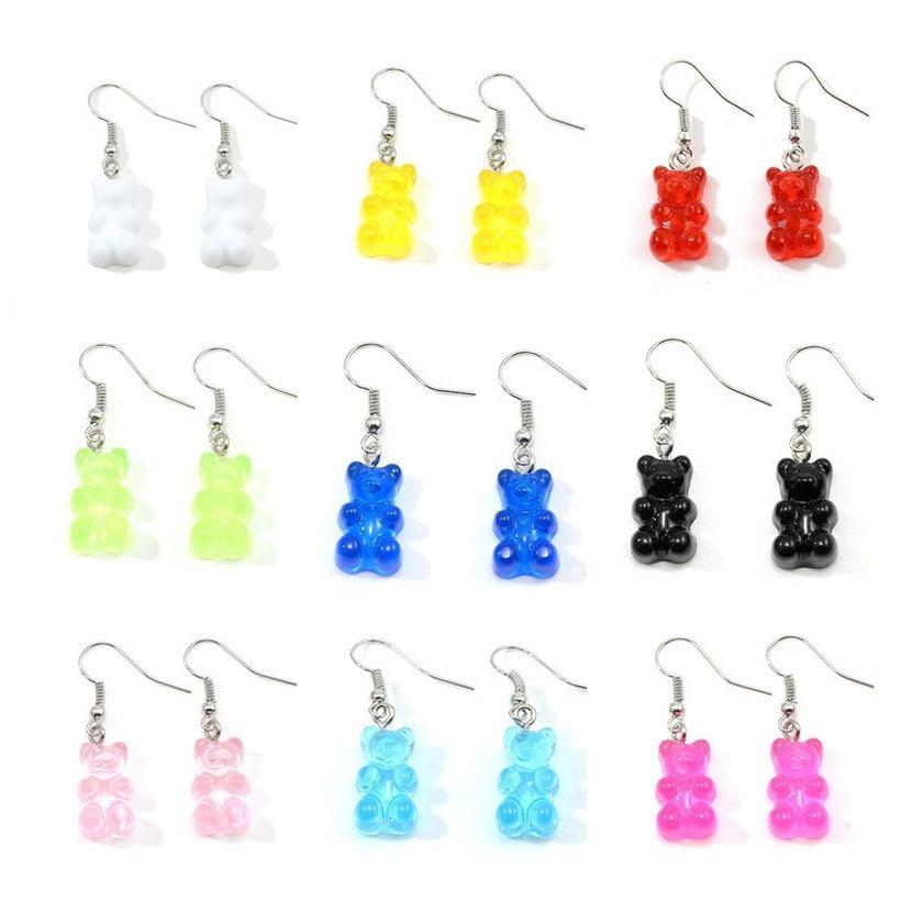 Korvakorut, Turqoise Gummy Bear -turkoosit nallekarkki korvakorut
