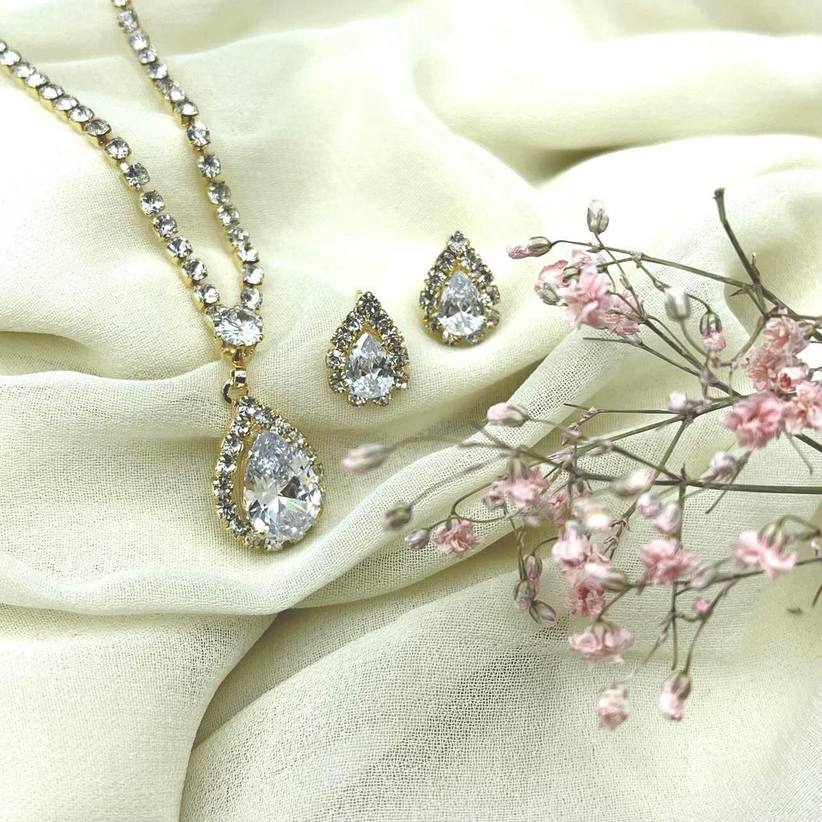 Rhinestone earrings, ROMANCE|Eliza party earrings (also in gold)